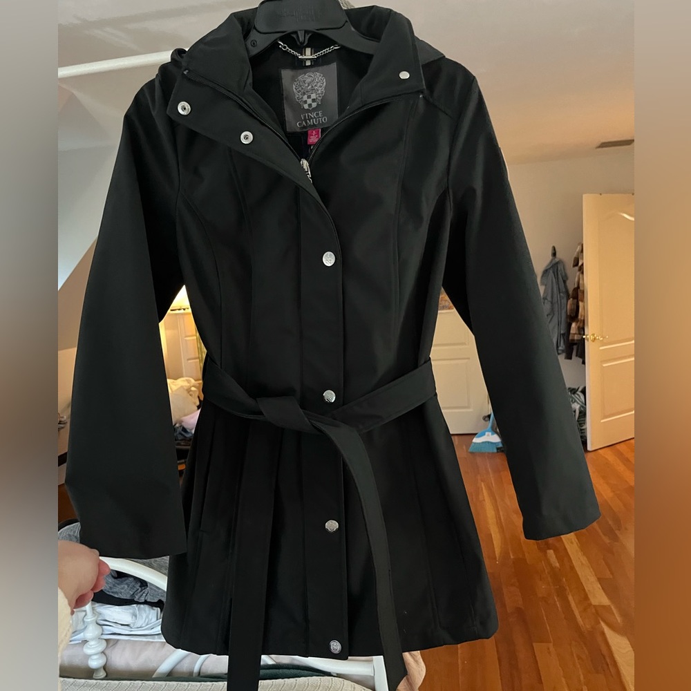 Vince Camuto Water Resistant Belted Trench Coat Women’s Size S